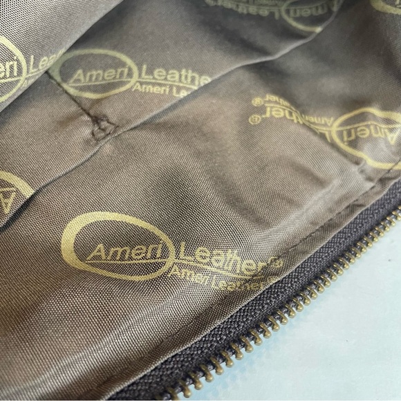 Amerileather Stella Slim Leather Crossbody/shoulder Bag/purse. Pre-owned - Picture 8 of 8